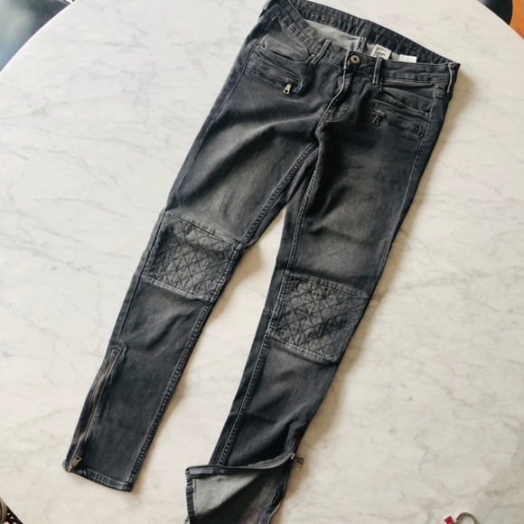 h&m zipper jeans